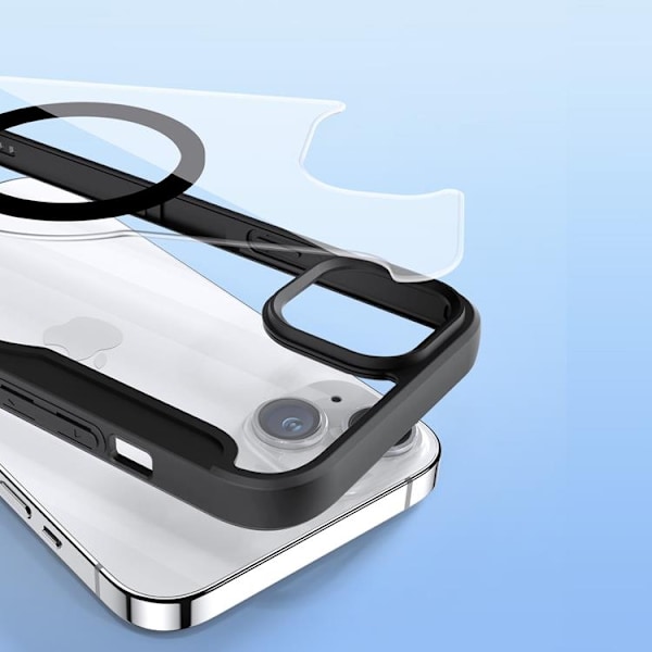 Dux Ducis iPhone 15 Plånboksfodral Magsfae Skin X Pro - Svart Svart