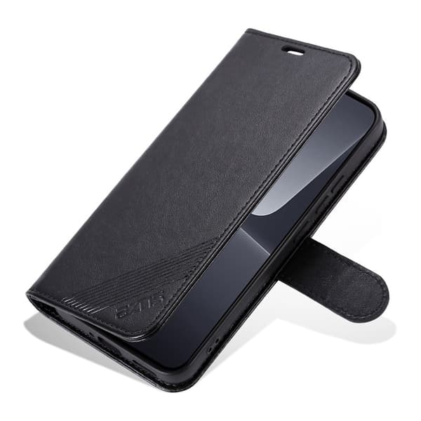 AZNS Xiaomi 14 Pro Plånboksfodral Konstläder - Anti-scratch - Svart