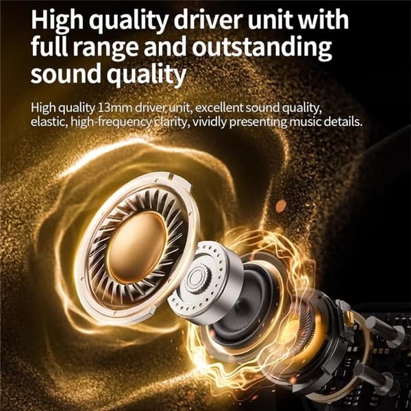 In-Ear Hörlurar Bluetooth med Pekskärm YW07 - Vit Vit