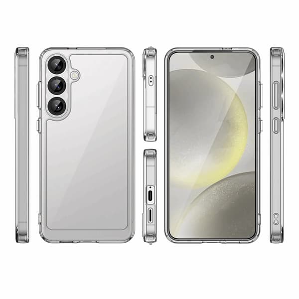 Mobilskal till Galaxy S25 Outer Space med Ram - Transparent Transparent