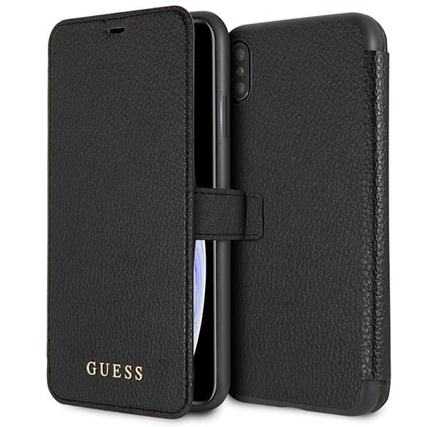 Guess iPhone XS Max Pung Etui - Sort Svart