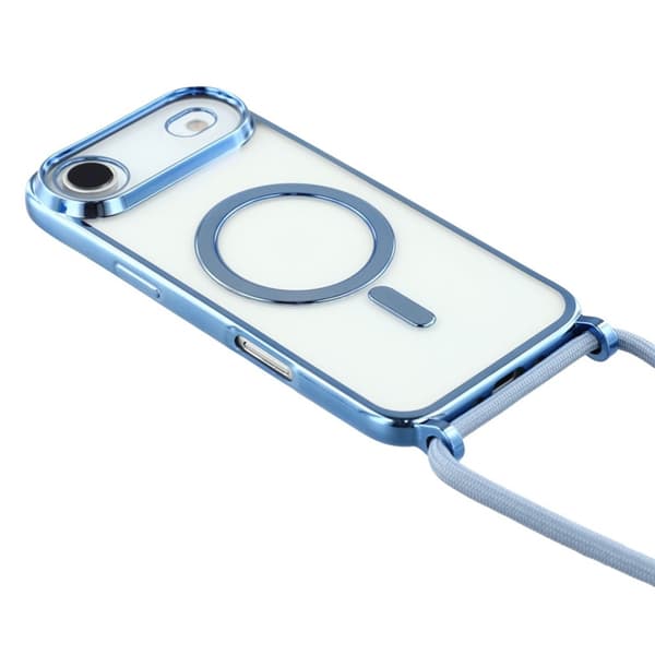 Mobilskal till iPhone Air MagSafe Electroplating Edge TPU - Blå Blå