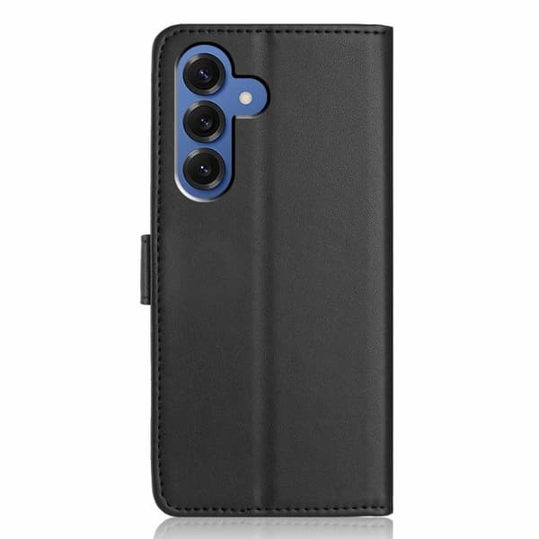 Samsung Galaxy S26 Plus Plånboksfodral Konstläder Rem - Svart