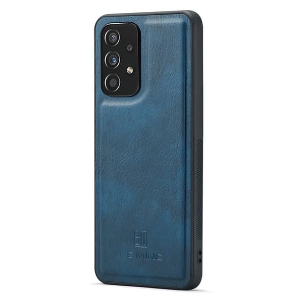 DG.MING Samsung Galaxy A53 5G Plånboksfodral Äkta läder Flip Blå