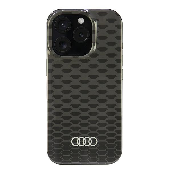 Audi Telefontaske til iPhone 16 Pro MagSafe IML Stitching - Sort Black