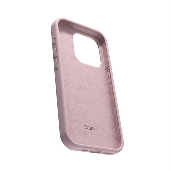 Etteri Mobilskal till iPhone 16 Plus Silikon - Ljusrosa Rosa