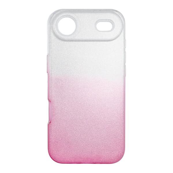 Mobilskal till iPhone Air Shining - Transparent/Rosa Transparent