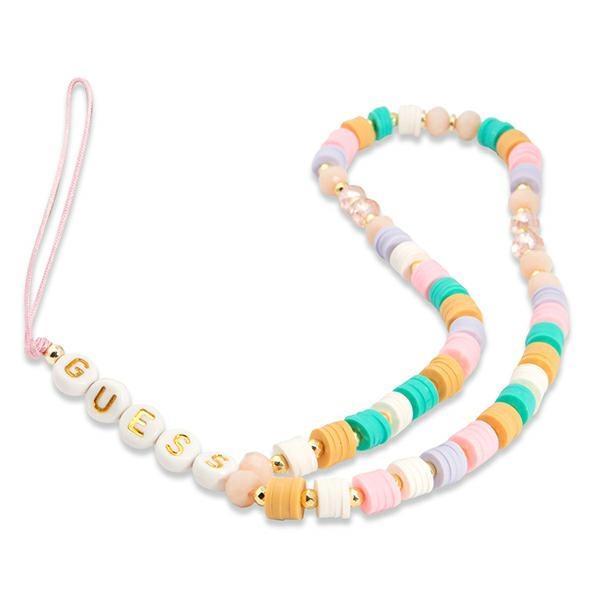 Guess Mobile Strap Heishi Beads - Pink