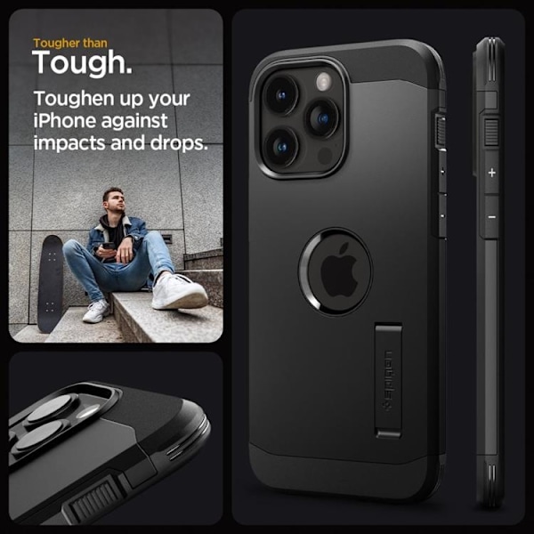 Spigen iPhone 15 Pro Max Mobilskal Magsafe Tough Armor - Svart