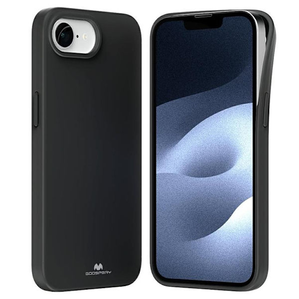 Mercury Telefontaske til iPhone 16e Soft - Sort Svart