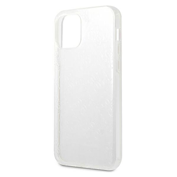 Guess Skal iPhone 12 & 12 Pro 3D Pattern Collection - Transparent Transparent