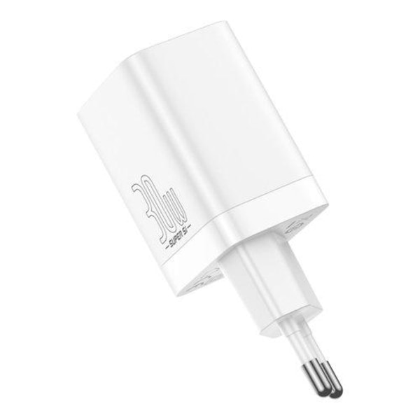 Baseus Super Pro -seinälaturi USB-C 30W - valkoinen White
