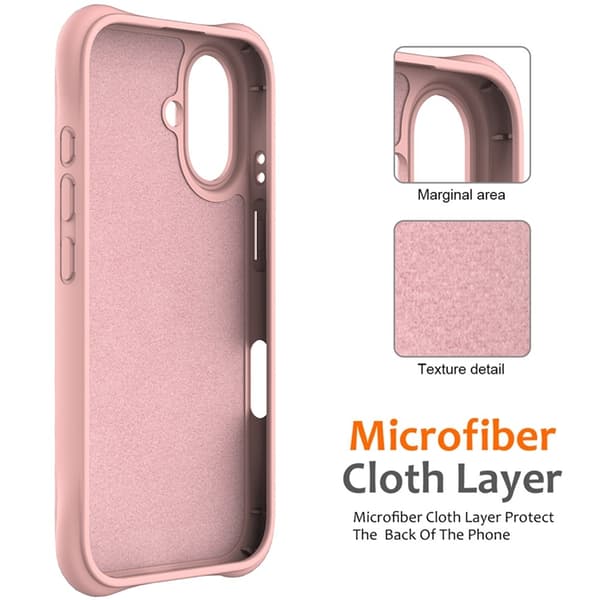 Mobilskal till iPhone 17 MagSafe Silikon Ripple Liquid - Rosa Rosa