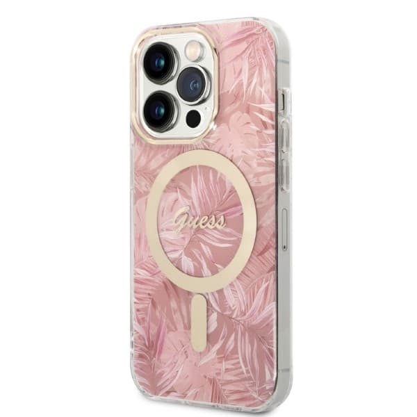 Guess Mobilskal till iPhone 14 Pro MagSafe MagSafe Jungle