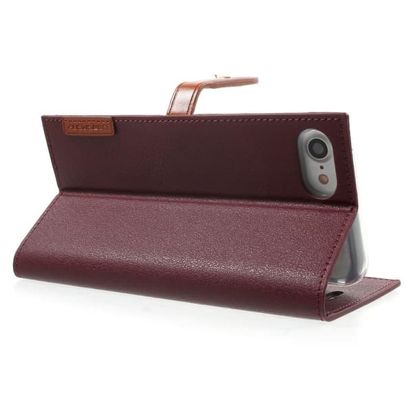 Mercury Romance Diary -kotelo Apple iPhone 6 (S) Plus - Viininpunainen Red