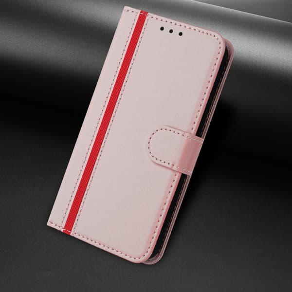 Plånboksfodral för Samsung Galaxy S26 Plus Magnetiskt Konstläder - Roséguld
