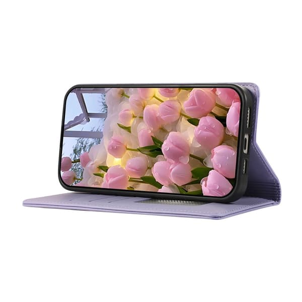 Plånboksfodral för Samsung Galaxy S26 Plus RFID-blockering Ställ - Lila