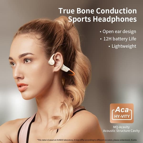 XUNDD X26 Bone Conduction Hörlurar Sport Orange