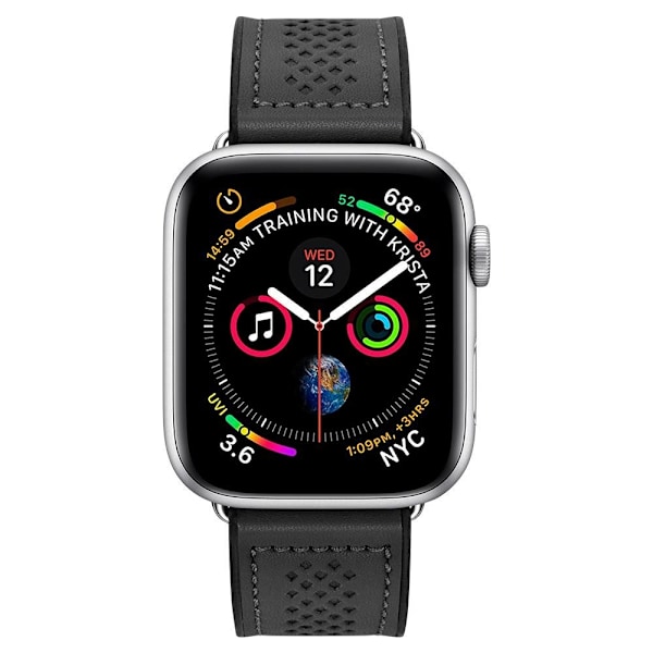 SPIGEN Retro Fit Band Apple Watch 1/2/3/4/5 (38 / 40Mm) Svart Svart