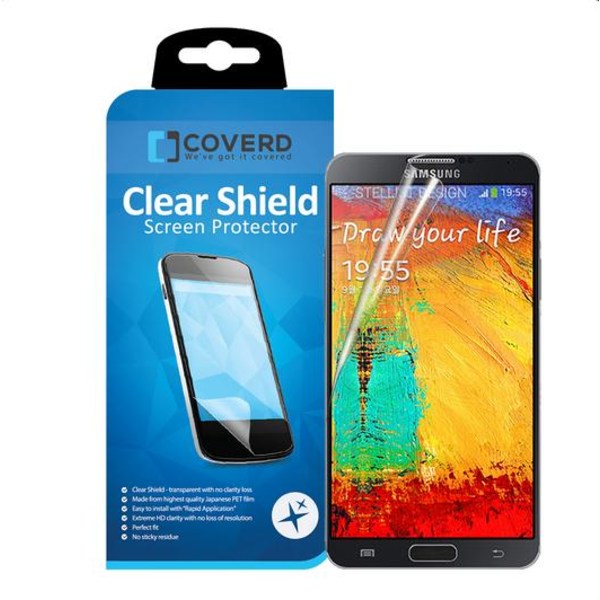 CoveredGear Clear Shield skärmskydd till Samsung Galaxy Note 3