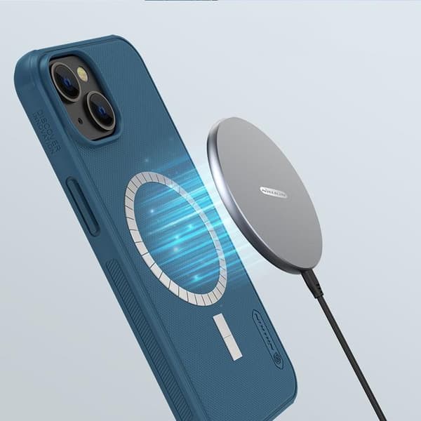 Nillkin iPhone 14 Plus Skal Super Frosted Shield - Blå Blå