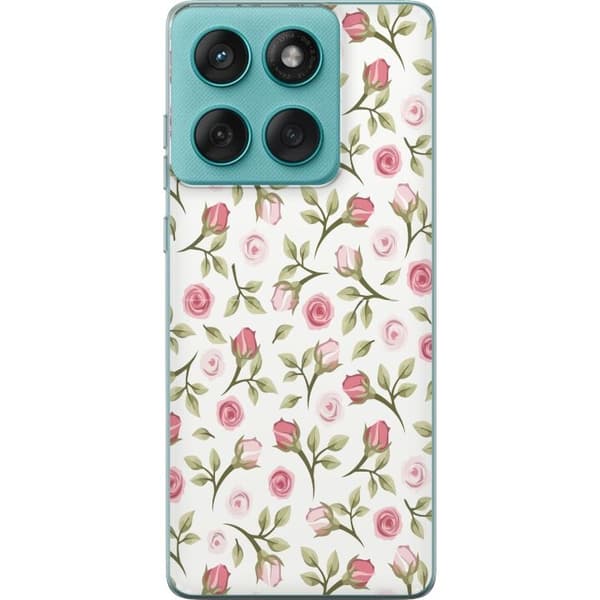 Telefontaske til Motorola Edge 60 Fusion med blomster