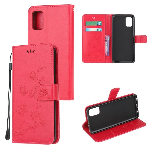 Butterfly Wallet Case til Xiaomi Mi 11 - Magenta