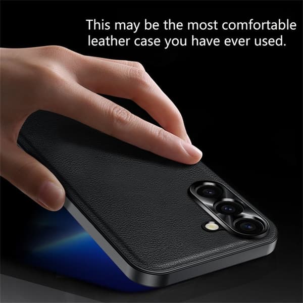 Mobilskal till Samsung Galaxy A55 5G PU + TPU + PC - Brun