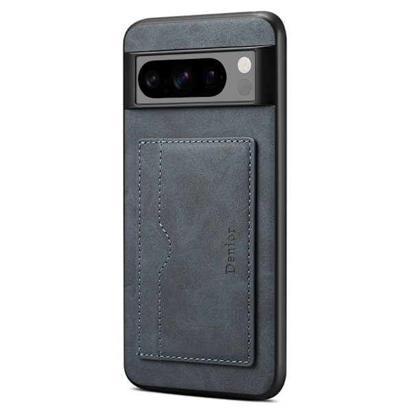 DENIOR Google Pixel 8 Pro Fodral Konstläder Ställ - Grå