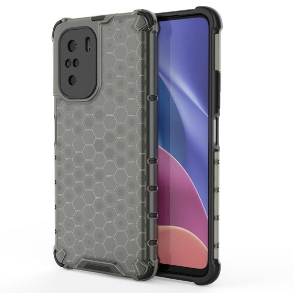 Honeycomb Armor Bumper Cover Redmi Poco F3 - Sort Black