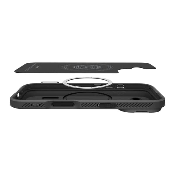 Spigen Mobilskal till iPhone 17 MagSafe Optik Armor - Svart Svart