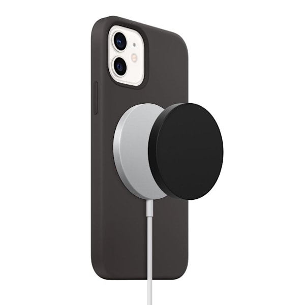 Silikone etui til Apple Magsafe Charger - Sort Black