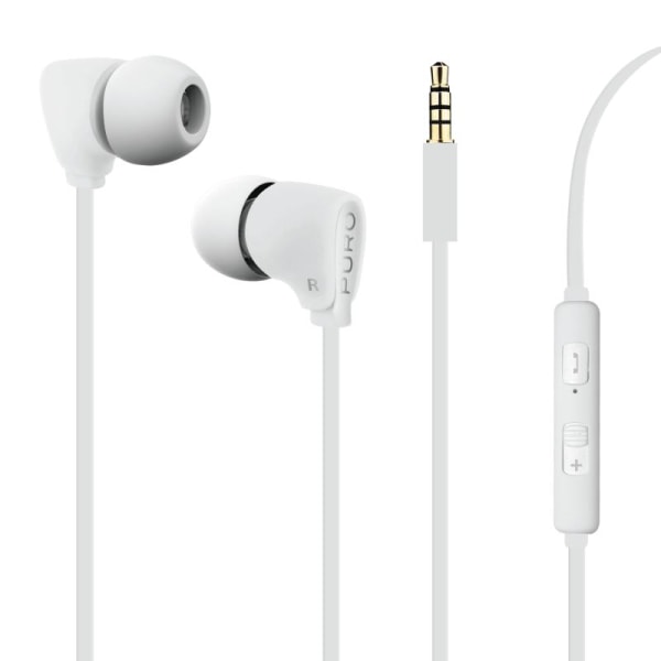 Puro Fine Stereo In-Ear hovedtelefoner, hvide White