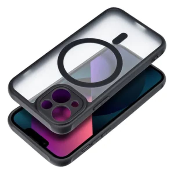 Telefontaske til iPhone 13 Magsafe Matte - Sort Black