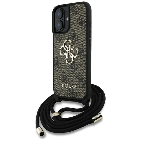 Guess Mobilskal till iPhone 16 Plus Crossbody Big Logo - Brun Brun