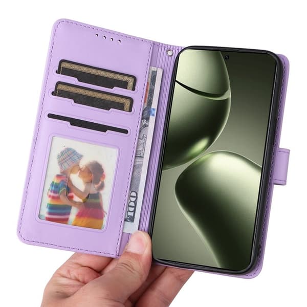 BETOPNICE Xiaomi 14T Plånboksfodral - Avtagbart Konstläder - Lila