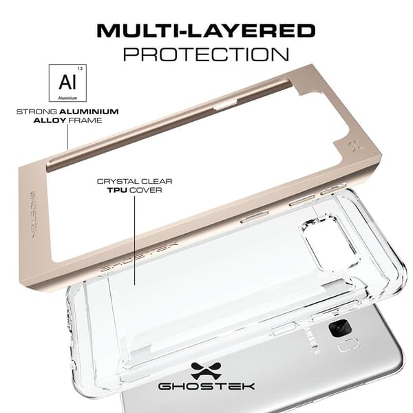 Ghostek Cloak 2 -kuori Samsung Galaxy S8 Plus - Musta Black