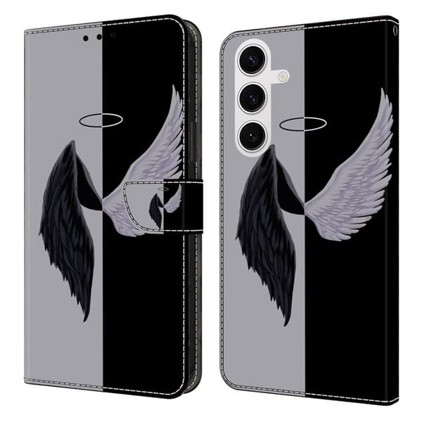 Samsung Galaxy S26 Plånboksfodral Magnetisk Stängning Konstläder Svart