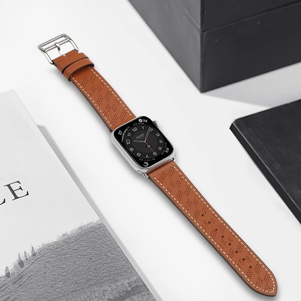 Apple Watch Ultra/SE/8/7/6/5/4 (49/45/44mm) Armband - Ljusbrun