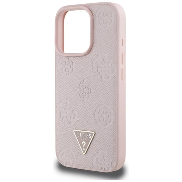 Guess Mobilskal till iPhone 16 Pro MagSafe Hot Stamp Peony Triangle