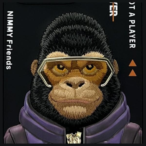 Nimmy Mobilskal till iPhone 16 Pro Max Cool & Cute 2.0 Monkey - Svart Svart