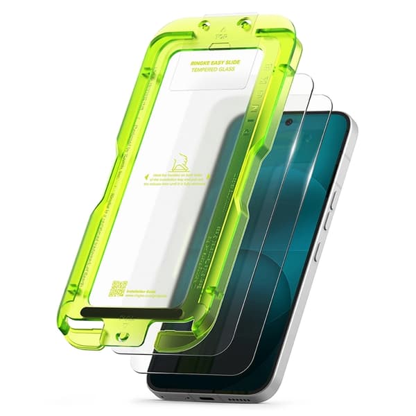 [2-Pack] Ringke Härdat glas Skärmskydd Nothing Phone 4a Pro Easy Slide