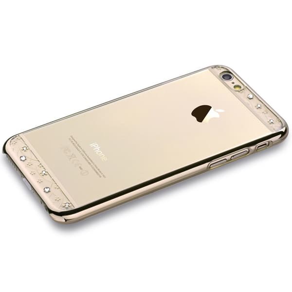 Comma BaksideSkal till Apple iPhone 6 / 6S  - Bling Guld Yellow