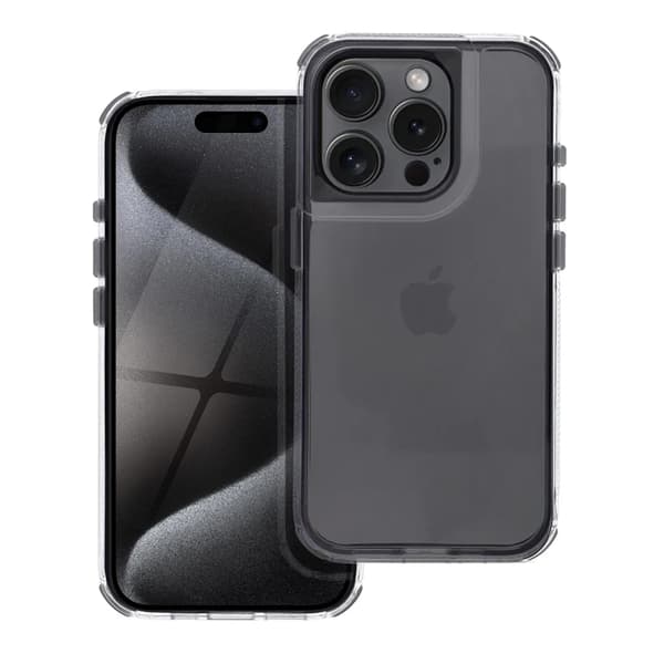 Mobilskal till iPhone Air Matrix Clear - Svart Svart
