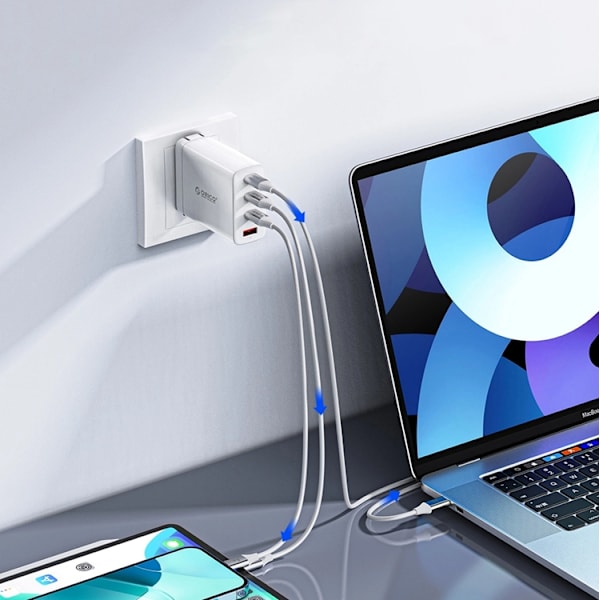 Orico USB-C Till USB-C Kabel 100W 5A 1m CDX - Vit Vit