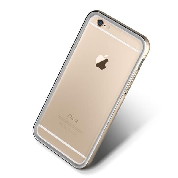Verus Iron Bumper Skal till Apple iPhone 6(S) Plus (Gold - Vit) White