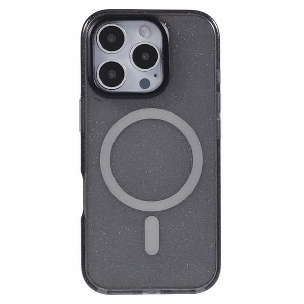 KIGC Mobilskal till iPhone 16 Pro Max MagSafe Epoxy Kickstand Svart
