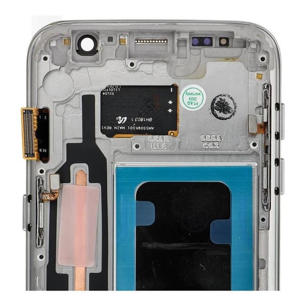 Galaxy S7 Skärm med LCD-display FixCell Renoveradde - Guld Guld