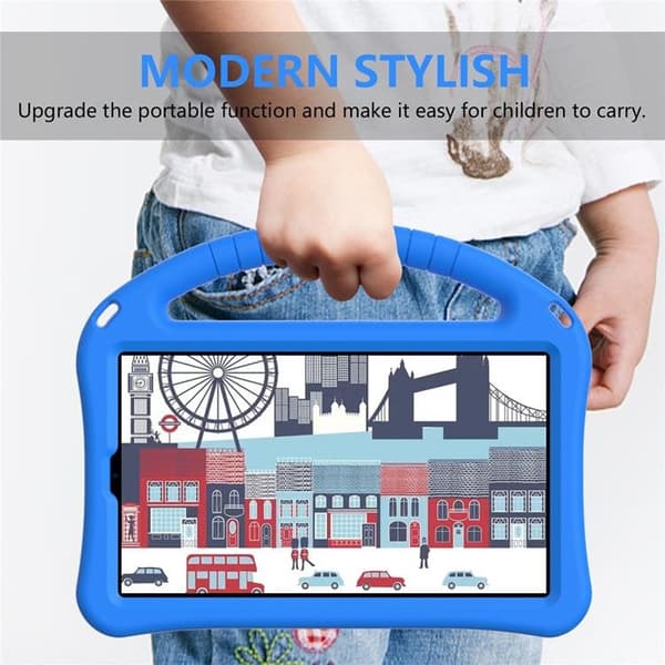 Mobilskal till Galaxy Tab A9 Kickstand Shockproof - Blå Blå