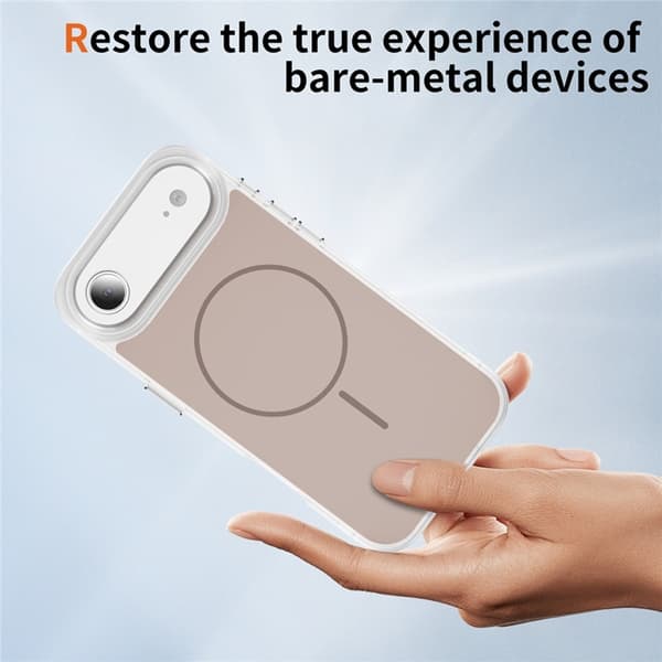 Mobilskal till iPhone Air MagSafe Skin Touch TPU PC - Guld Guld